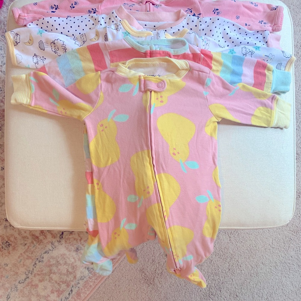 Baby Zip Up PJs.